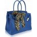 Cute Black Fashion Scarf Tote Handbag in Six Different Colours